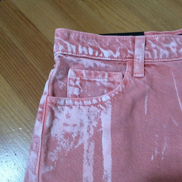 J Brand Women’s Jules High Rise Jean Painted Portal Shorts Frayed Hem Size 27 - Picture 11 of 13